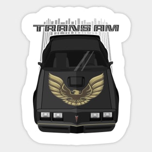 Firebird Trans Am 79-81 - black and gold Sticker